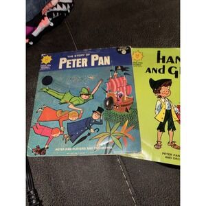 VINTAGE PETER PAN 45 RPM  RECORDS FOR CHILDREN ~ LOT OF 3
